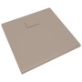 Brown SMC shower tray 80x80 cm by vidaXL, Shower trays - Ref: Foro24-148922, Price: 172,63 €, Discount: %