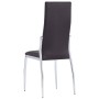 Sillas de comedor 4 unidades cuero sintético marrón de , Sillas de comedor - Ref: Foro24-281880, Precio: 193,91 €, Descuento: %