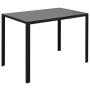 Juego de mesa de comedor de 7 piezas en blanco y negro | Foro24|Onlineshop| Casa, Jardín y Más Foro24.es