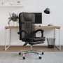 Silla de oficina reclinable negra piel sintética | Foro24|Onlineshop| Casa, Jardín y Más Foro24.es