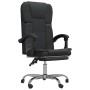 Silla de oficina reclinable negra piel sintética | Foro24|Onlineshop| Casa, Jardín y Más Foro24.es