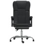 Silla de oficina reclinable negra piel sintética | Foro24|Onlineshop| Casa, Jardín y Más Foro24.es