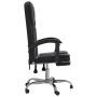 Silla de oficina reclinable negra piel sintética | Foro24|Onlineshop| Casa, Jardín y Más Foro24.es