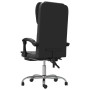 Silla de oficina reclinable negra piel sintética | Foro24|Onlineshop| Casa, Jardín y Más Foro24.es