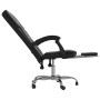 Silla de oficina reclinable negra piel sintética | Foro24|Onlineshop| Casa, Jardín y Más Foro24.es