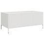 Mesa de centro acero laminado en frío blanco 101,5x50x43,5 cm | Foro24|Onlineshop| Casa, Jardín y Más Foro24.es