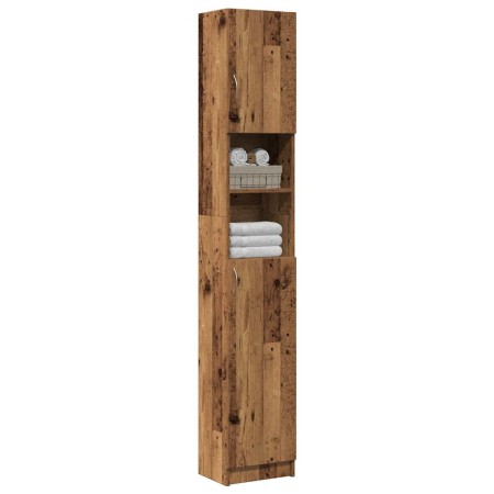 Armario de baño madera contrachapada madera vieja 32x25,5x190cm by , Bathroom furniture - Ref: Foro24-856048, Price: 88,26 €,...