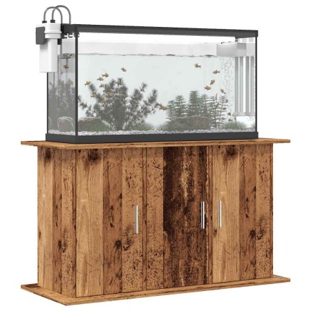 Soporte para acuario madera ingeniería envejecida 101x41x58 cm by , Aquarium supports - Ref: Foro24-857286, Price: 111,36 €, ...