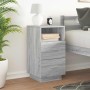 Mesilla de noche con 2 cajones gris sonoma 36x36x68 cm by , Nightstands - Ref: Foro24-858588, Price: 66,70 €, Discount: %