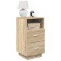 Mesitas de noche 2 uds con 2 cajones roble sonoma 36x36x68 cm de , Mesitas de noche - Ref: Foro24-858583, Precio: 112,84 €, D...