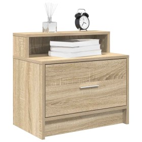 Mesilla de noche con cajón roble sonoma 51x31x47 cm von , Nachttische - Ref: Foro24-858672, Preis: 48,87 €, Rabatt: %