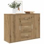 Aparador de madera de ingeniería roble artisan 90x29,5x65 cm von , Sideboards - Ref: Foro24-855979, Preis: 101,36 €, Rabatt: %