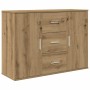 Aparador de madera de ingeniería roble artisan 90x29,5x65 cm von , Sideboards - Ref: Foro24-855979, Preis: 101,36 €, Rabatt: %