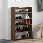 Mueble zapatero madera contrachapada marrón roble 60x25x100 cm von , Schuhregale und Schuhorganisatoren - Ref: Foro24-859875,...