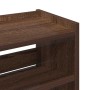 Mueble zapatero madera contrachapada marrón roble 60x25x100 cm von , Schuhregale und Schuhorganisatoren - Ref: Foro24-859875,...