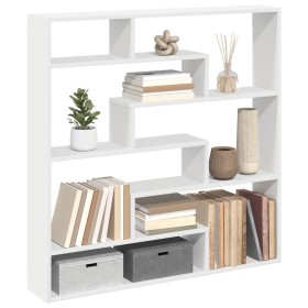 Estante cubo de pared 7 compartimentos madera ingeniería blanco by , Shelves and shelves - Ref: Foro24-860022, Price: 67,72 €...