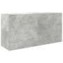 Mueble de pared baño madera ingeniería gris hormigón 80x25x40cm von , Badezimmerwaschtische - Ref: Foro24-860088, Preis: 58,6...