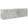 Mueble pared baño madera ingeniería gris hormigón 100x25x30cm de , Tocadores de baño - Ref: Foro24-860097, Precio: 58,20 €, D...