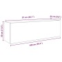 Mueble pared baño madera ingeniería gris hormigón 100x25x30cm de , Tocadores de baño - Ref: Foro24-860097, Precio: 58,20 €, D...