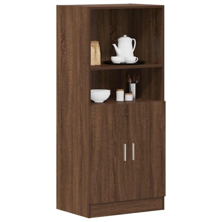 Mueble cocina madera ingeniería roble marrón 57x41,5x131,5 cm de , Armarios de cocina - Ref: Foro24-860127, Precio: 101,40 €,...