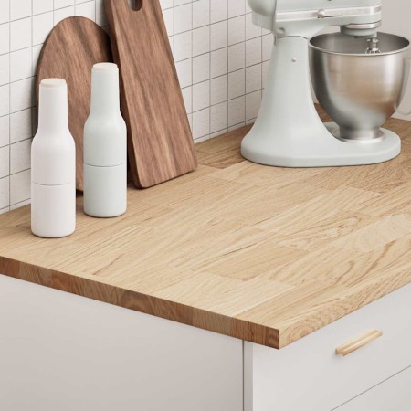 Encimera de cocina rectangular madera maciza roble | Foro24|Onlineshop| Casa, Jardín y Más Foro24.es