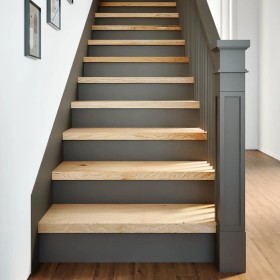 Peldaños escalera 20 uds sin tratar 70x30x2 cm