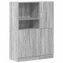 Set de muebles de cocina 2 pzas madera ingeniería gris sonoma by , Shelves and shelves - Ref: Foro24-3324147, Price: 192,64 €...