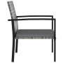 Garden dining chairs 2 units gray synthetic rattan by vidaXL, Garden chairs - Ref: Foro24-315112, Price: 69,02 €, Discount: %