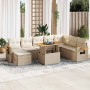 Set sofás jardín y cojines 7 pzas ratán sintético acacia beige by , Garden sets - Ref: Foro24-3327635, Price: 732,75 €, Disco...