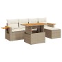 Set sofás jardín y cojines 7 pzas ratán sintético acacia beige von , Gartensets - Ref: Foro24-3327586, Preis: 514,77 €, Rabat...