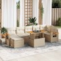 Set sofás jardín y cojines 8 pzas ratán sintético acacia beige von , Gartensets - Ref: Foro24-3327628, Preis: 730,77 €, Rabat...