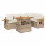 Set sofás jardín y cojines 5 pzas ratán sintético acacia beige von , Gartensets - Ref: Foro24-3327600, Preis: 535,05 €, Rabat...