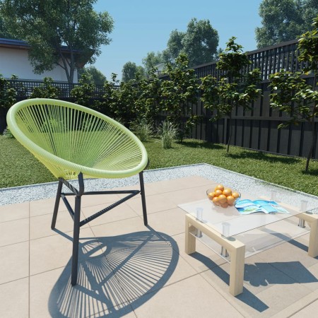 Acapulco runder Stuhl aus grünem synthetischem Rattan von vidaXL, Gartenstühle - Ref: Foro24-313141, Preis: 79,74 €, Rabatt: %