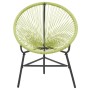 Silla redonda Acapulco ratán sintético verde de vidaXL, Sillas de jardín - Ref: Foro24-313141, Precio: 79,74 €, Descuento: %