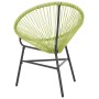 Silla redonda Acapulco ratán sintético verde de vidaXL, Sillas de jardín - Ref: Foro24-313141, Precio: 79,74 €, Descuento: %