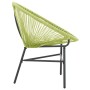 Silla redonda Acapulco ratán sintético verde de vidaXL, Sillas de jardín - Ref: Foro24-313141, Precio: 79,74 €, Descuento: %