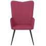 Sillón de relax de terciopelo rojo vino tinto by , Armchairs - Ref: Foro24-327682, Price: 118,08 €, Discount: %