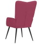 Sillón de relax de terciopelo rojo vino tinto | Foro24|Onlineshop| Casa, Jardín y Más Foro24.es