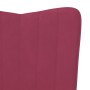 Sillón de relax de terciopelo rojo vino tinto | Foro24|Onlineshop| Casa, Jardín y Más Foro24.es