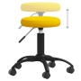 Silla de oficina giratoria de terciopelo amarillo mostaza | Foro24|Onlineshop| Casa, Jardín y Más Foro24.es