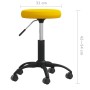 Silla de oficina giratoria de terciopelo amarillo mostaza | Foro24|Onlineshop| Casa, Jardín y Más Foro24.es