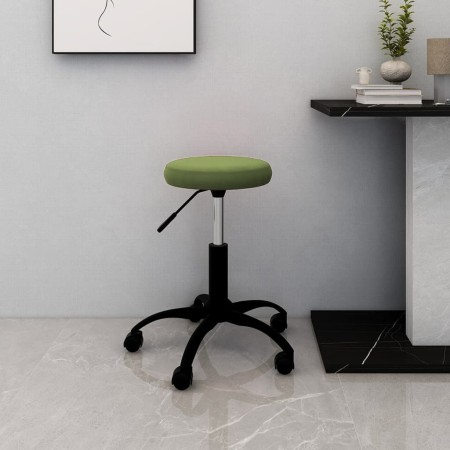 Silla de oficina giratoria de terciopelo verde claro | Foro24|Onlineshop| Casa, Jardín y Más Foro24.es