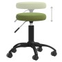 Silla de oficina giratoria de terciopelo verde claro | Foro24|Onlineshop| Casa, Jardín y Más Foro24.es