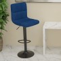 Taburete de cocina de tela azul | Foro24|Onlineshop| Casa, Jardín y Más Foro24.es