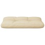 Cojín para sofá de palets de tela beige 80x40x12 cm von , Kissen für Stühle und Sofas - Ref: Foro24-360604, Preis: 26,16 €, R...