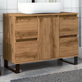 Mueble de lavabo madera de ingeniería roble artisan 80x33x60 cm von , Badezimmermöbel - Ref: Foro24-857239, Preis: 106,50 €, ...