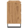 Mueble de lavabo madera de ingeniería roble artisan 80x33x60 cm de , Muebles de baño - Ref: Foro24-857239, Precio: 106,50 €, ...