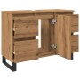 Mueble de lavabo madera de ingeniería roble artisan 80x33x60 cm de , Muebles de baño - Ref: Foro24-857239, Precio: 106,50 €, ...