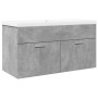 Mueble de baño con lavabo integrado gris hormigón von , Badezimmermöbel - Ref: Foro24-3324860, Preis: 235,77 €, Rabatt: %