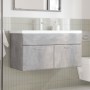 Mueble de baño con lavabo integrado gris hormigón | Foro24|Onlineshop| Casa, Jardín y Más Foro24.es